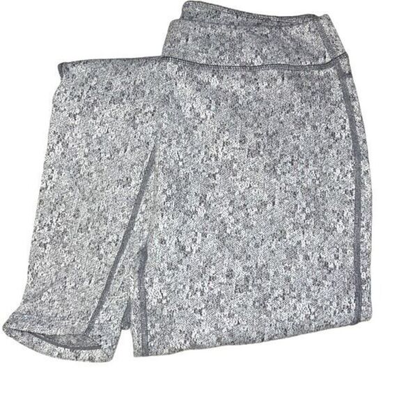 Gymshark Flex Dry Fleur Texture Leggings‎ Gray Speckle Size Medium - Picture 4 of 6